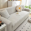 Jacquard Leaf Stretch Sofa Protector Cover Soft Washable Spandex Couch Slipcover by Slipcover KAS™