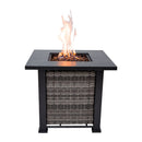Outdoor Metal Fire Pit Table 50,000 BTUs - Propane Fuel Type