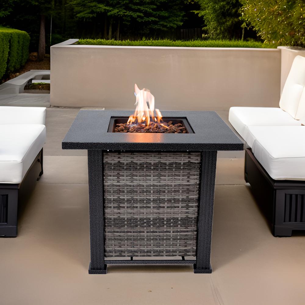 Outdoor Metal Fire Pit Table 50,000 BTUs - Propane Fuel Type, photo 15 of 29