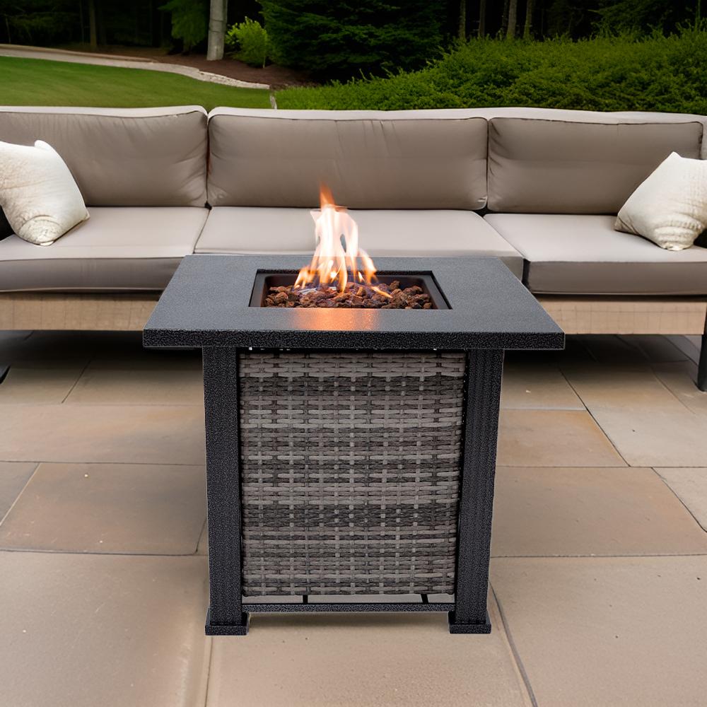 Outdoor Metal Fire Pit Table 50,000 BTUs - Propane Fuel Type, photo 16 of 29