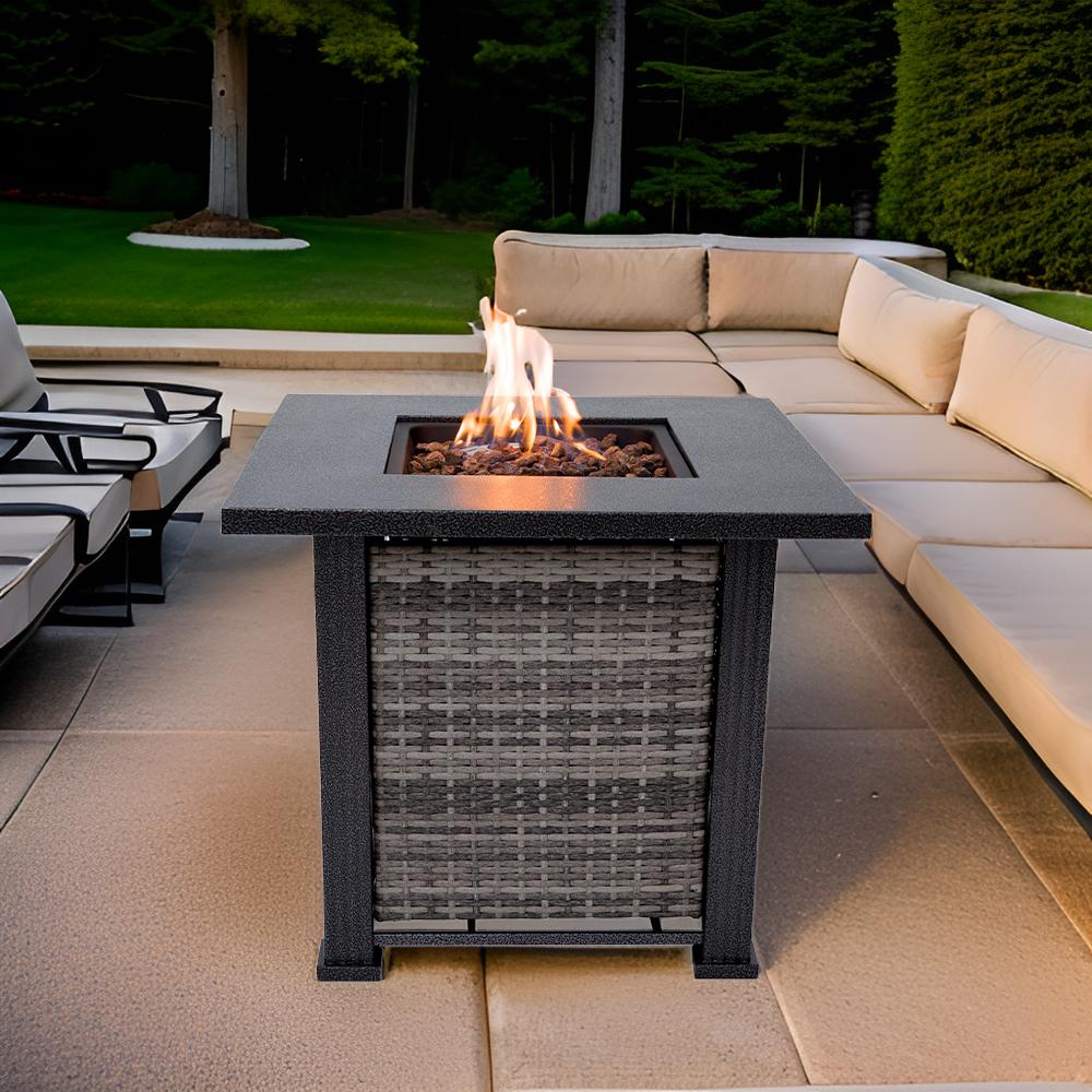 Outdoor Metal Fire Pit Table 50,000 BTUs - Propane Fuel Type, photo 17 of 29