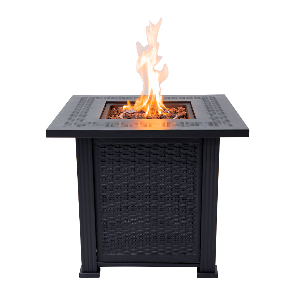 Outdoor Metal Fire Pit Table 50,000 BTUs - Propane Fuel Type