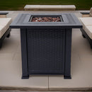 Outdoor Metal Fire Pit Table 50,000 BTUs - Propane Fuel Type