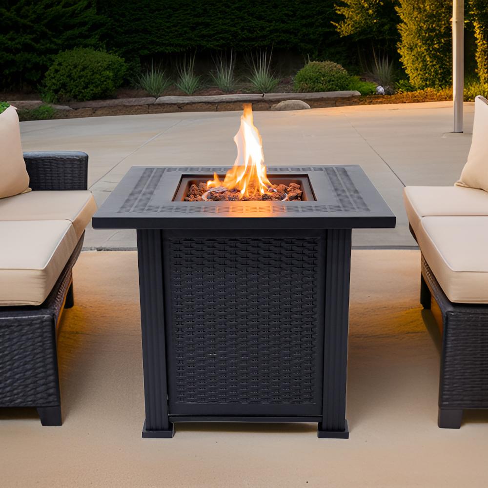 Outdoor Metal Fire Pit Table 50,000 BTUs - Propane Fuel Type, photo 3 of 29