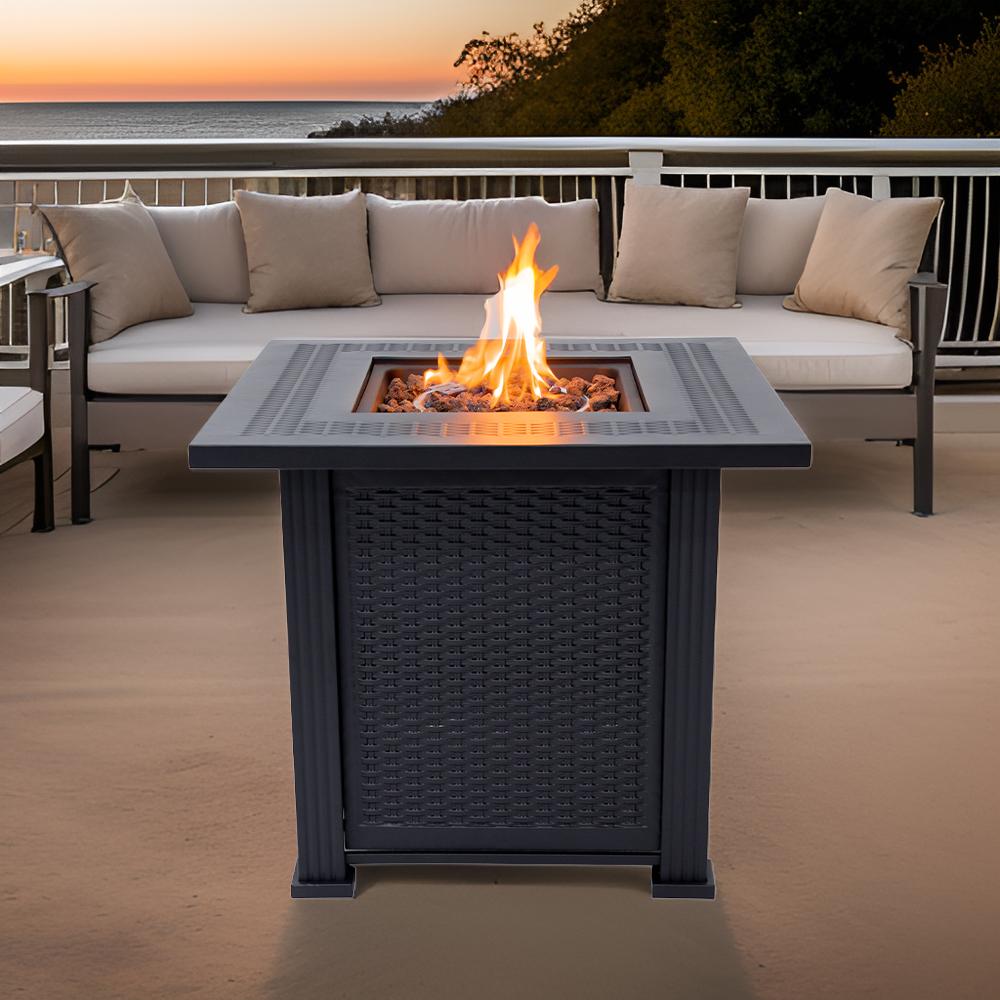 Outdoor Metal Fire Pit Table 50,000 BTUs - Propane Fuel Type, photo 4 of 29