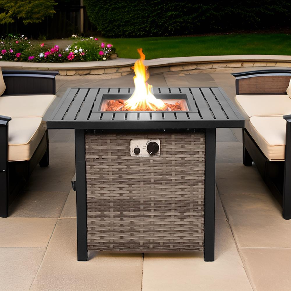 Outdoor Metal Fire Pit Table 50,000 BTUs - Propane Fuel Type, photo 23 of 29