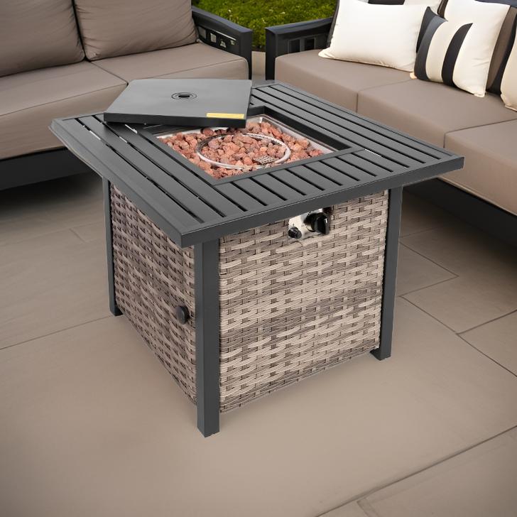 Outdoor Metal Fire Pit Table 50,000 BTUs - Propane Fuel Type, photo 24 of 29
