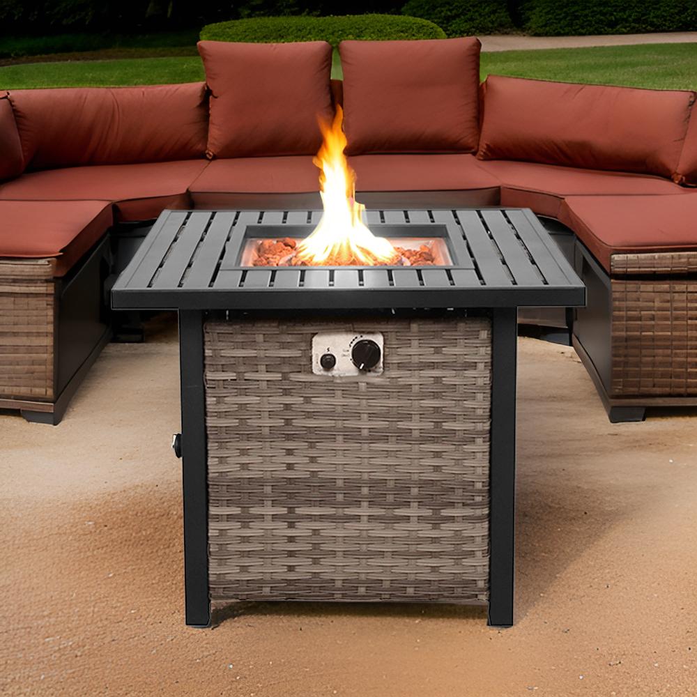 Outdoor Metal Fire Pit Table 50,000 BTUs - Propane Fuel Type, photo 26 of 29