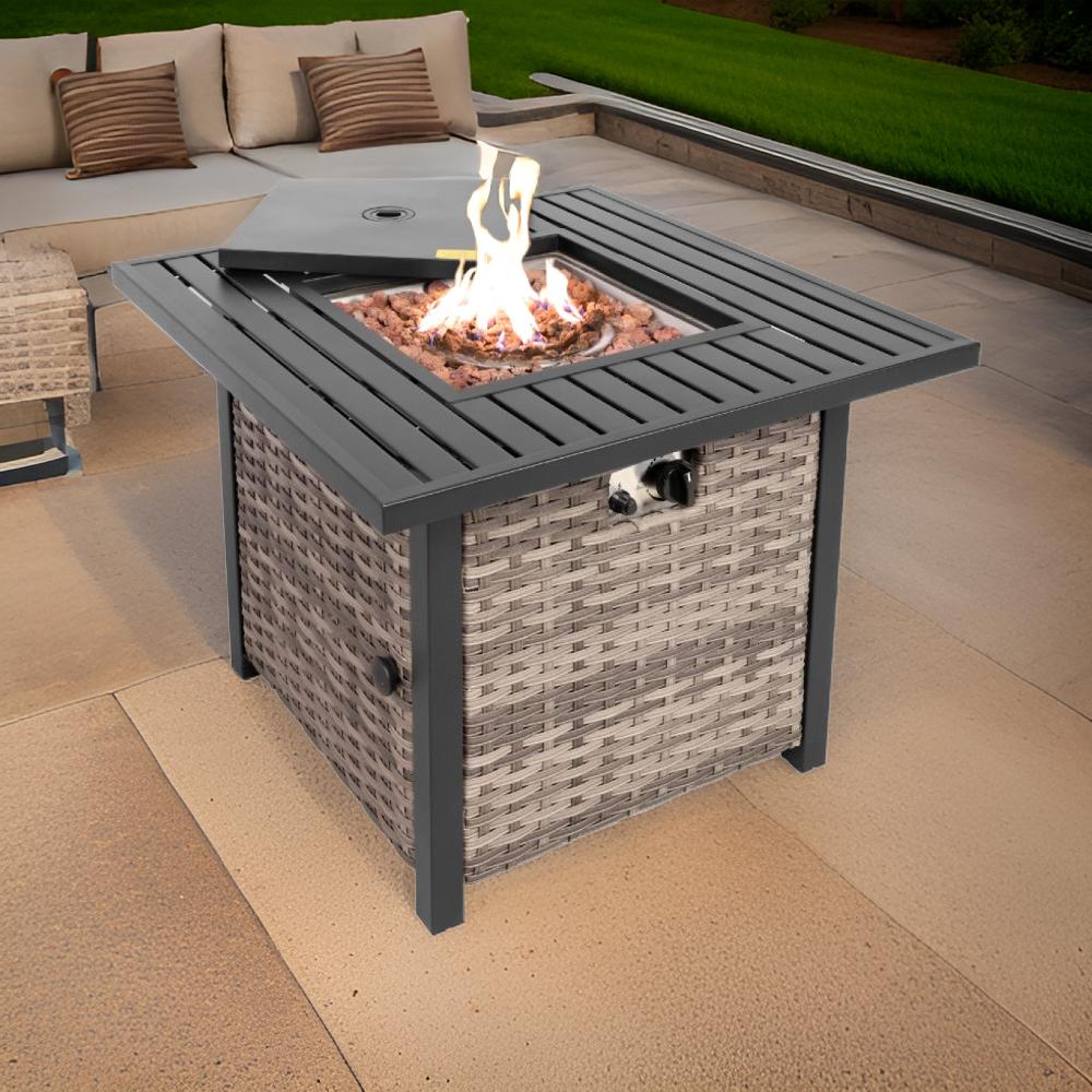 Outdoor Metal Fire Pit Table 50,000 BTUs - Propane Fuel Type, photo 29 of 29