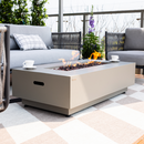 Propane Fire Pit Table Outdoor 50,000 BTU Firepits for Outside CSA Certified