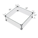 Propane Fire Pit Table Outdoor 50,000 BTU Firepits for Outside CSA Certified