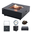 Propane Fire Pit Table Outdoor 50,000 BTU Firepits for Outside CSA Certified