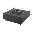 Propane Fire Pit Table Outdoor 50,000 BTU Firepits for Outside CSA Certified