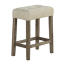 1 Traditional Breakfast Dining Table Set with 2 Stools for Apartment