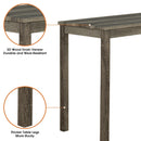 1 Traditional Breakfast Dining Table Set with 2 Stools for Apartment