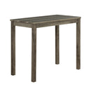 1 Traditional Breakfast Dining Table Set with 2 Stools for Apartment