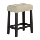 48" Modern Breakfast 1 Dining Table Set with 2 Stools for Apartment, Travertine Table Top