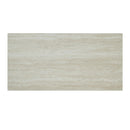 48" Modern Breakfast 1 Dining Table Set with 2 Stools for Apartment, Travertine Table Top