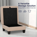 Beige 3-Piece Sofa Set with Storage Ottoman & USB Charging