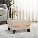 Beige 3-Piece Sofa Set with Storage Ottoman & USB Charging by ParrotUncle