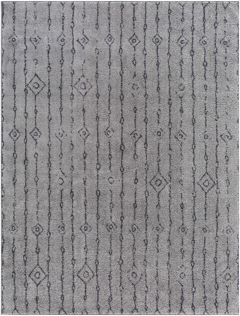 Demi Gray Washable Area Rug - Clearance