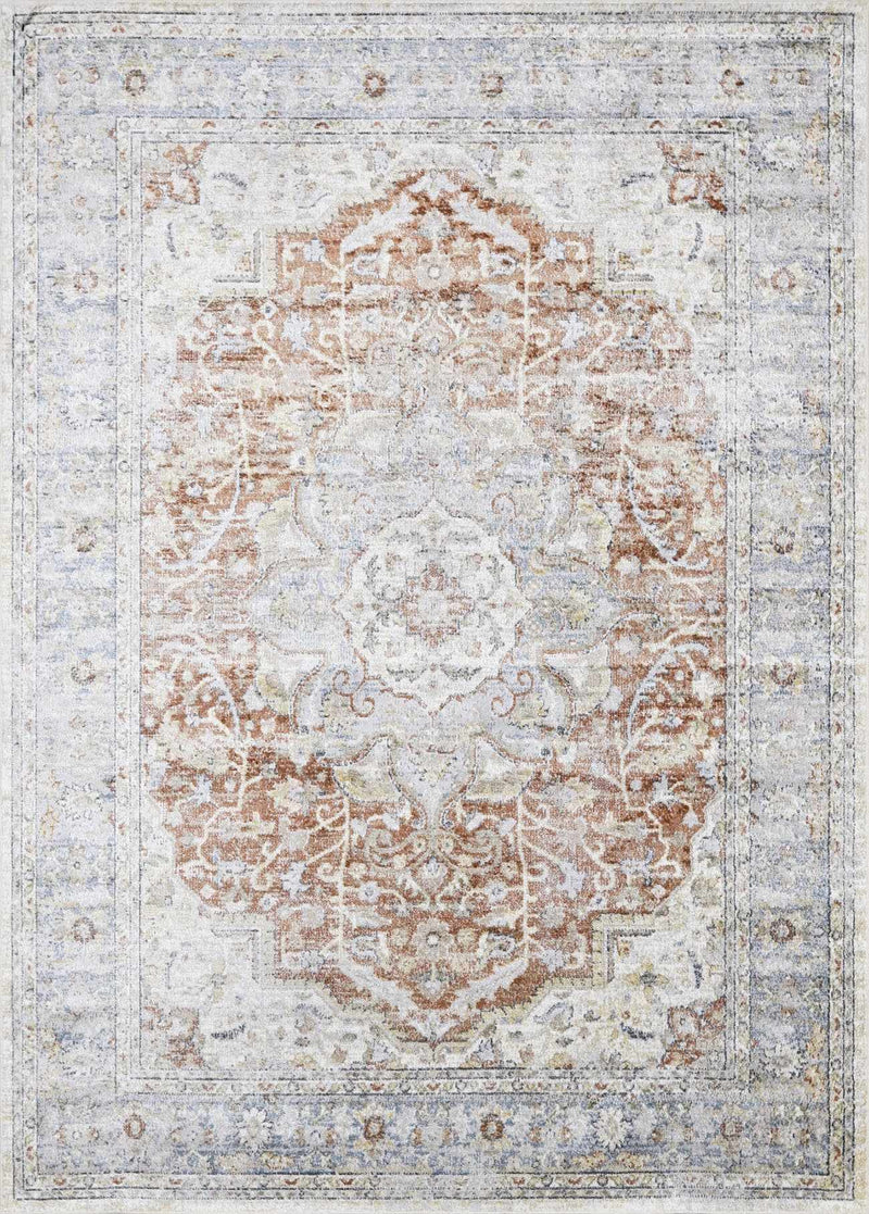 Emke Cream Washable Area Rug