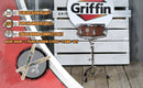 GRIFFIN Snare Drum Package with Snare Stand, 2 Pairs of Drum Sticks & Drum Key | Snare Kit with Poplar Wood Shell 14" x 5.5" with Flat Hickory PVC