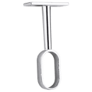 SM09 Wardrobe Rail Center Support Bracket Oval Closet Rod Pair Accessories