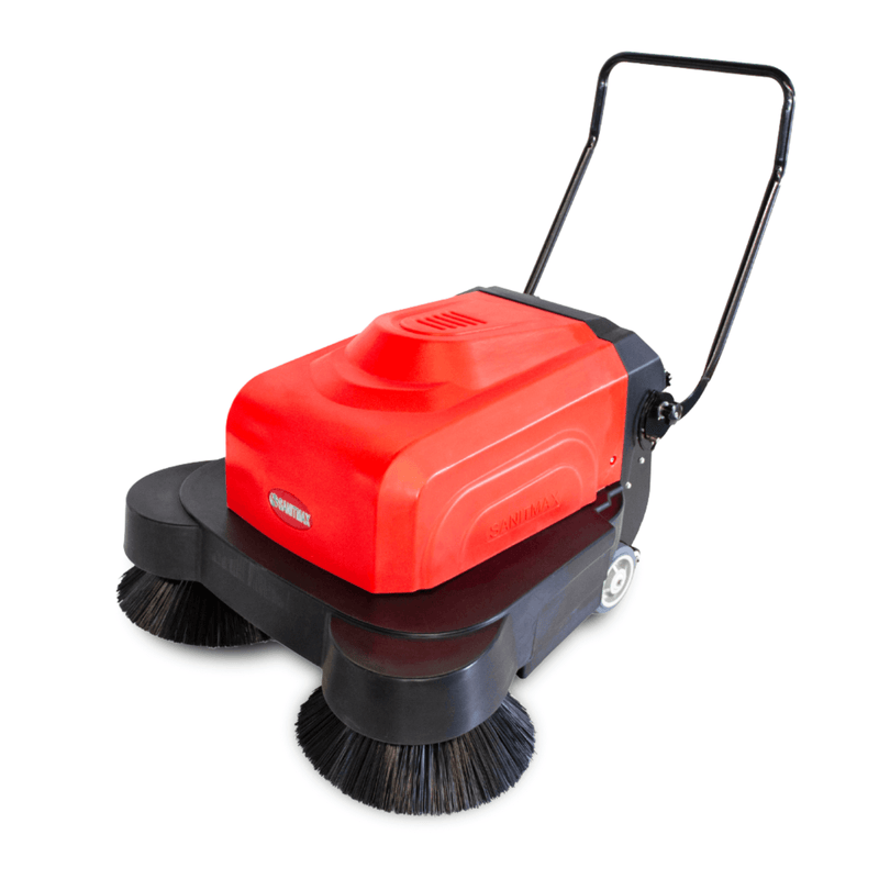 SM1050A 41" Battery Powered Walk-behind Floor Sweeper,  Triple Brushes