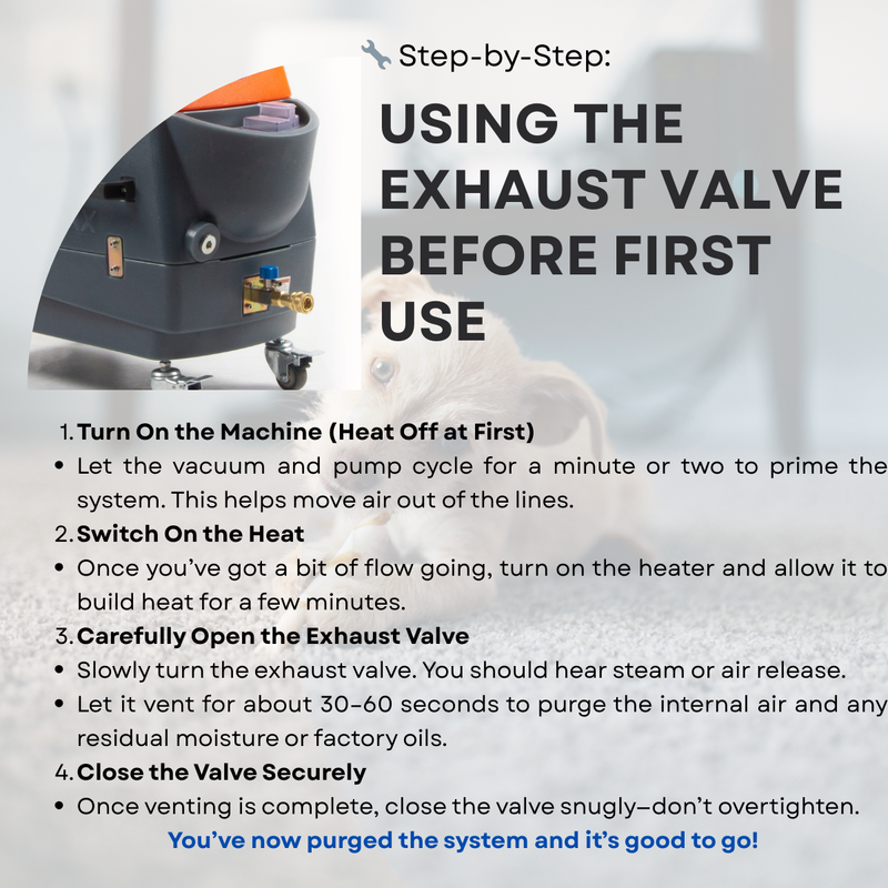 SM18H Heated Carpet and Upholstery Cleaning Machine - Dual-Tank Professional Carpet Extractor