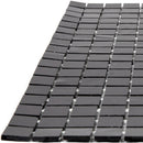Black 12x12 Glossy Uniform Square Glass Mosaic Tile (20 pack, 18.69 sq ft/case)