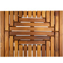 Denver Oiled Double Framed Teak Shower and Bath Mat 39" x 19" by NORDICTEAK.COM