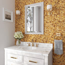 Light Bronze 12x12 Polished Square Shell Mother of Pearl Mosaic Tile (20 pack, 20 sq ft/case) by Apollo Tile