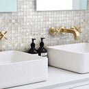 Shell White 12x12 Polished Square Shell Mother of Pearl Mosaic Tile (20 pack, 20 sq ft/case)