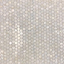 Chiffon White 12x12 Polished Hexagon Shell Mother of Pearl Mosaic Tile (20 pack, 18.69 sq ft/case) - Sample