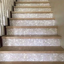Chiffon White 12x12 Polished Hexagon Shell Mother of Pearl Mosaic Tile (20 pack, 18.69 sq ft/case) - Sample