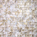 Brown 12x12 Polished Square Shell Mother of Pearl Mosaic Tile (20 pack, 19.34 sq ft/case)