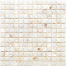 Shell White 12x12 Polished Square Shell Mother of Pearl Mosaic Tile (20 pack, 20 sq ft/case)
