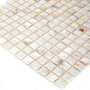 Shell White 12x12 Polished Square Shell Mother of Pearl Mosaic Tile (20 pack, 20 sq ft/case)