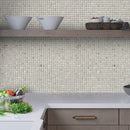 Shell White 12x12 Polished Square Shell Mother of Pearl Mosaic Tile (20 pack, 20 sq ft/case) - Sample