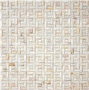 Beige White 12x12 Polished Brick Shell Mother of Pearl Mosaic Tile (20 pack, 19.0125 sq ft/case)