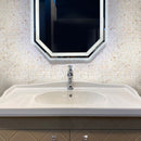 Beige White 12x12 Polished Brick Shell Mother of Pearl Mosaic Tile (20 pack, 19.0125 sq ft/case) - Sample