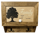 Family Tree Wall-Mounted Gun Cabinet – Hidden Secure Storage with Heartfelt Design