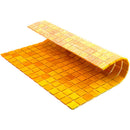 Honey Orange 12x12 Glossy Uniform Square Glass Mosaic Tile (20 pack, 20 sq ft/case)