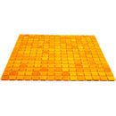 Honey Orange 12x12 Glossy Uniform Square Glass Mosaic Tile (20 pack, 20 sq ft/case) - Sample