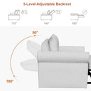 3-in-1 Adjustable Sleeper Sofa Bed Pull Out Chair Sofa