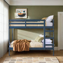 Sophie Simple Solid Wood Twin Over Twin Bunk Bed