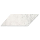Calacata T Honed Chevron Marble Tile