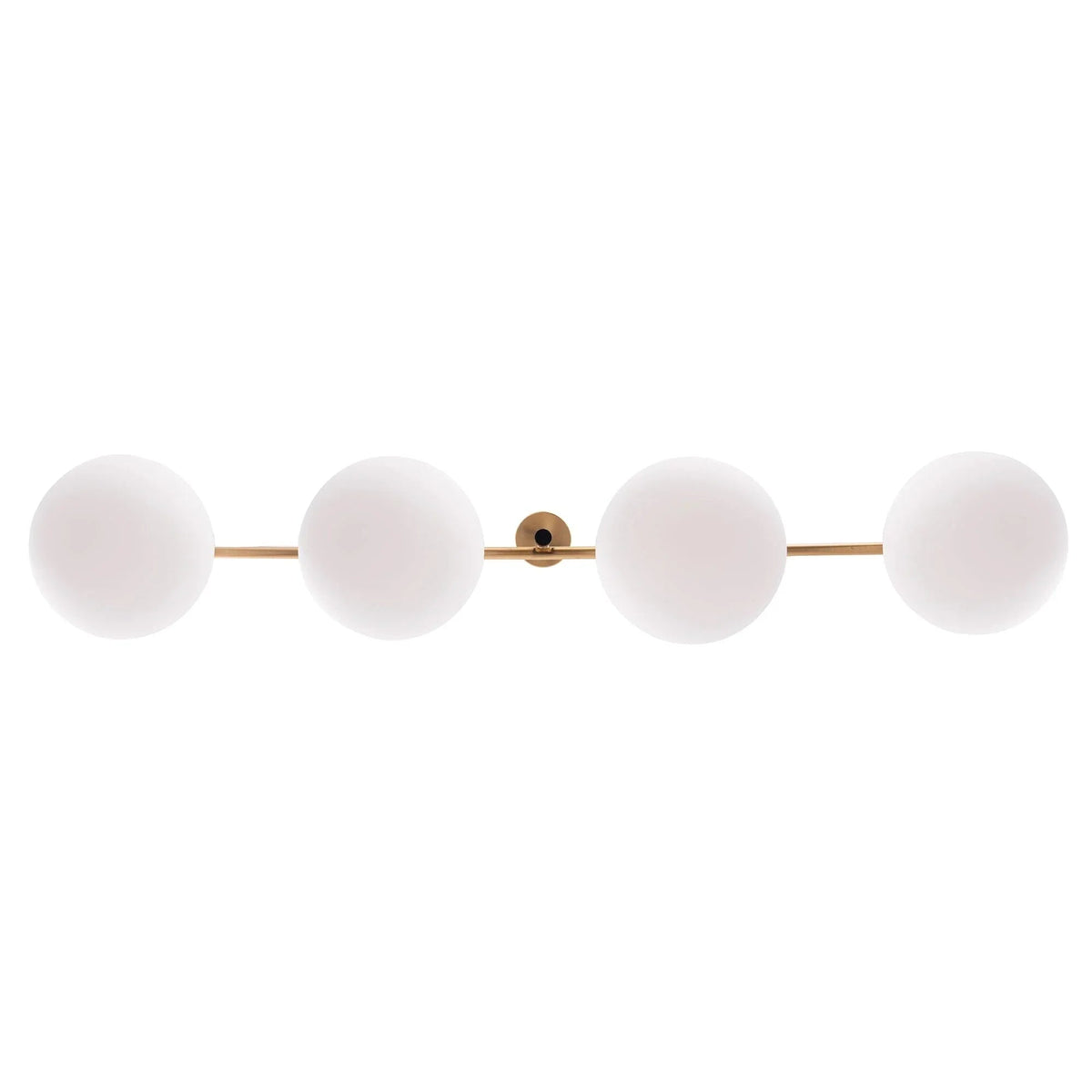 Spark Modern Gold Linear 4 Light Chandelier, photo 8 of 8