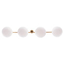 Spark Modern Gold Linear 4 Light Chandelier